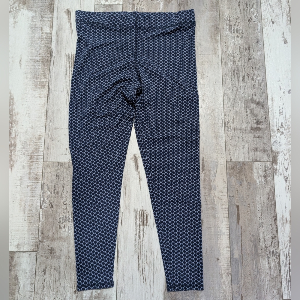 Boden Women's Size 14 Navy‎ and White Patterned Leggings - Picture 2 of 6